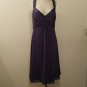 David's Bridal, navy dress size 14. style F12899